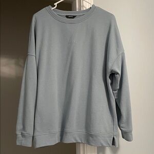 Casual Crew Neck Sweater in Blue